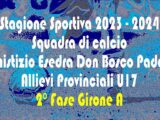 SS 2023 2024 Armistizio Esedra Don Bosco Padova Allievi Provinciali U17 2 Fase