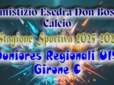Armistizio Esedra Don Bosco Calcio SS 2025 2026 Juniores Regionali U19 Girone C